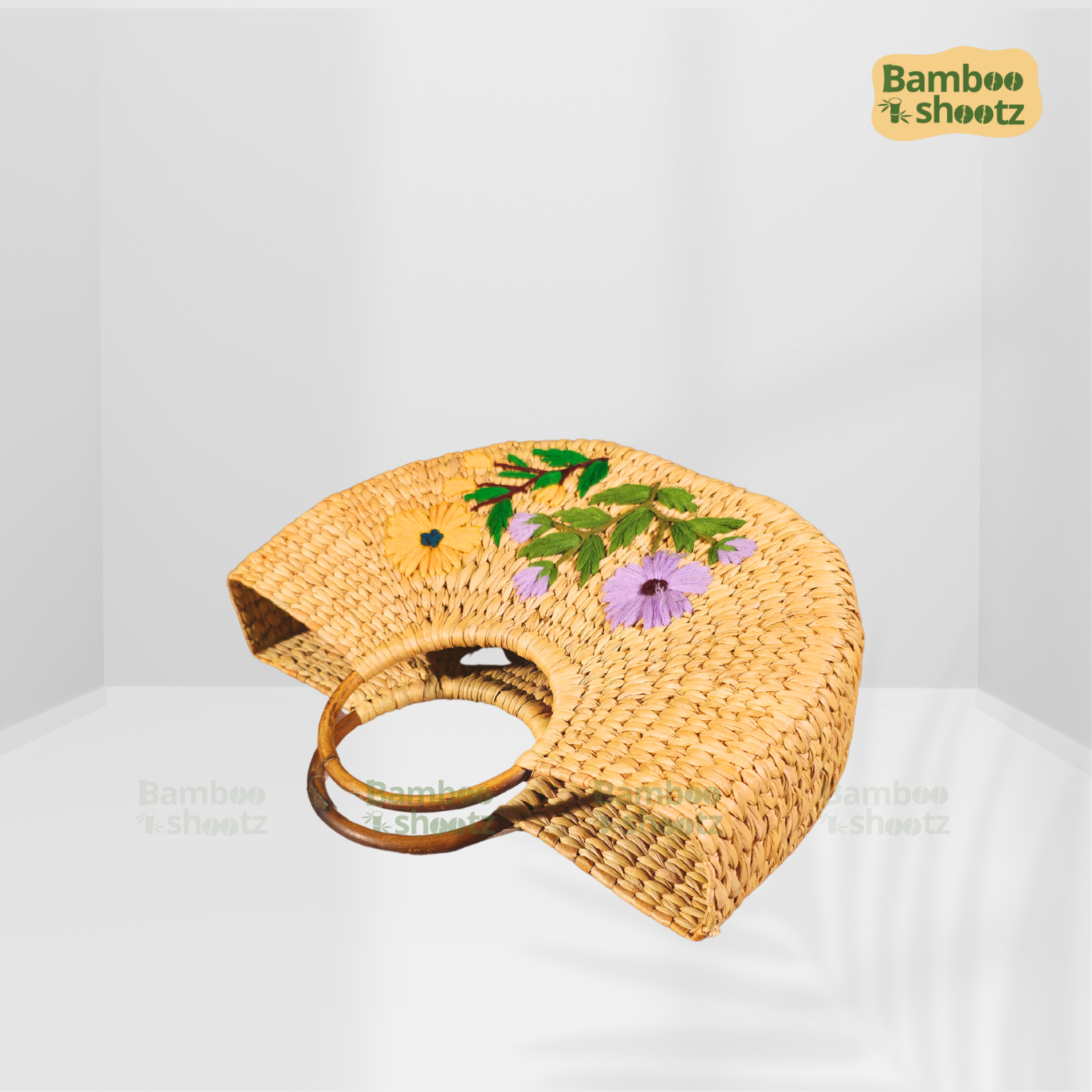 Kouna grass U Bag Floral Violet