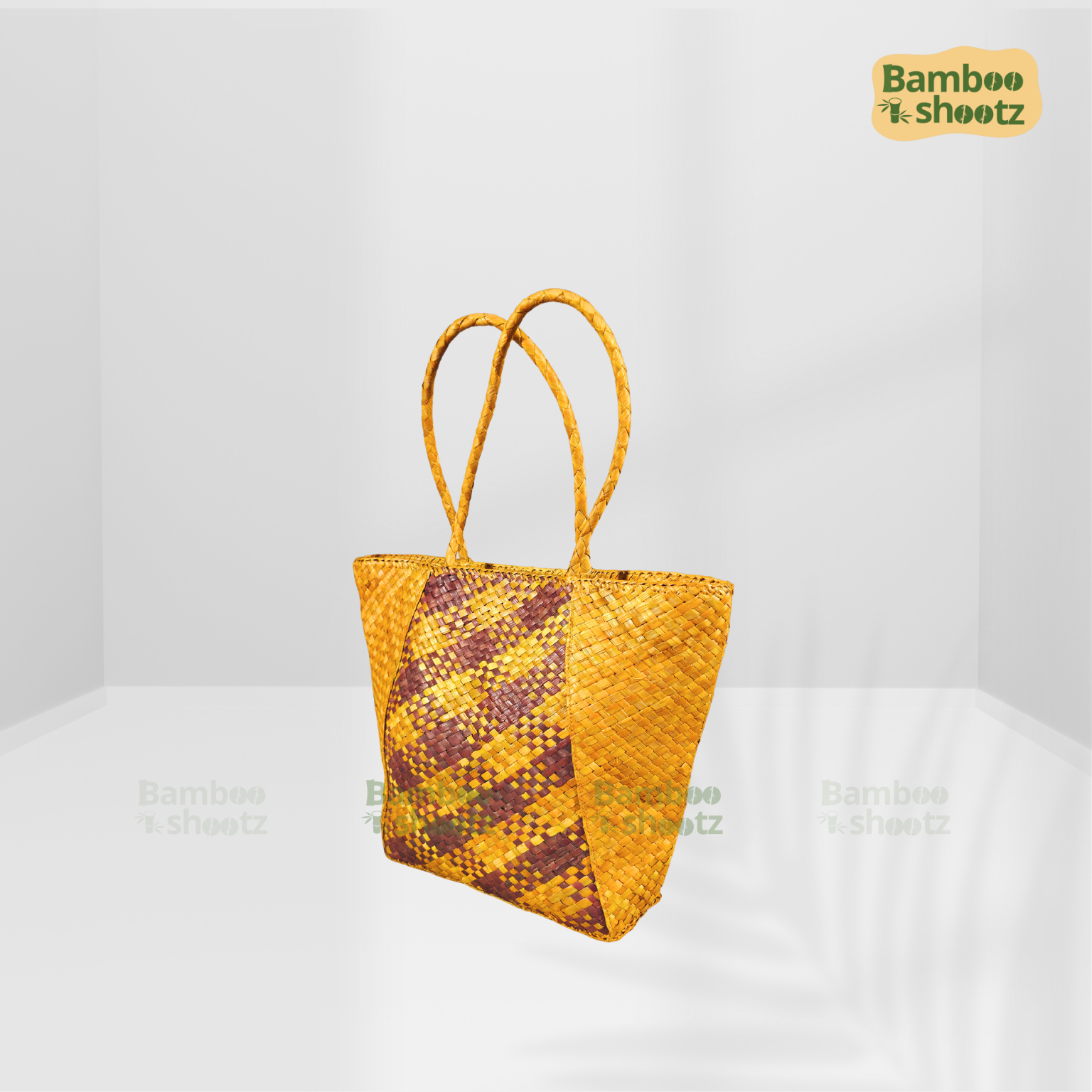 Screwpine Indoors Tote bag Checked Yellow x Red