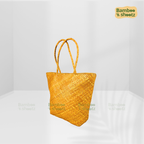 Screwpine Indoors Tote bag Checked Yellow x Red