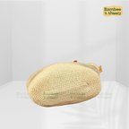 Kouna Grass Seagrass Beige & Black Beach Bag