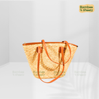 Kouna Grass Seagrass Beige  Beach Bag