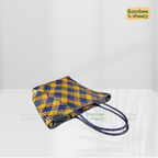 Screwpine Indoors Tote bag Checked Blue x Sandal