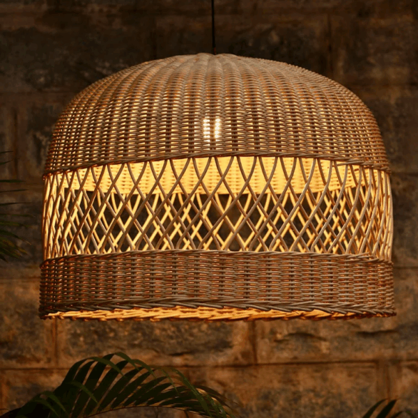 Cane Lamp Shade - Image 3